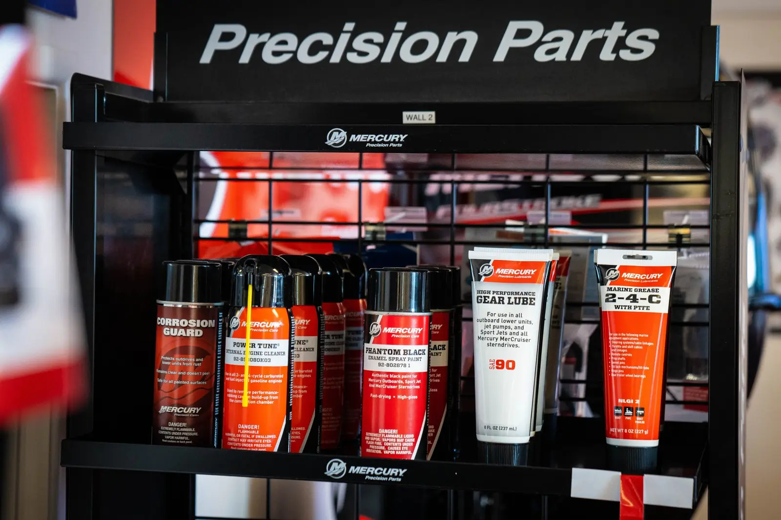 Precision parts display